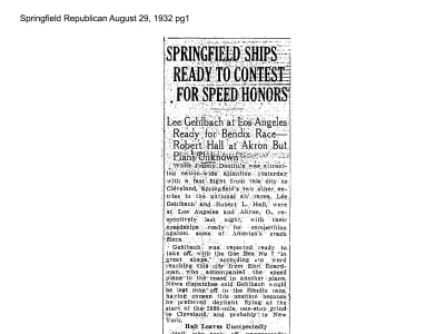 Springfield Republican, August 29, 1932, Page 1